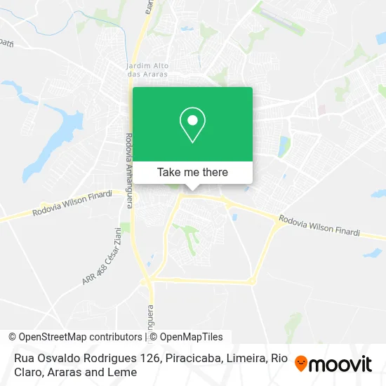 Rua Osvaldo Rodrigues 126 map