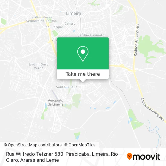 Rua Wilfredo Tetzner 580 map