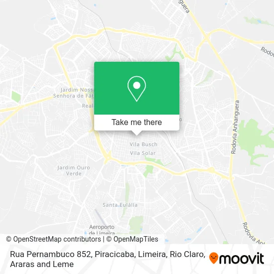 Rua Pernambuco 852 map