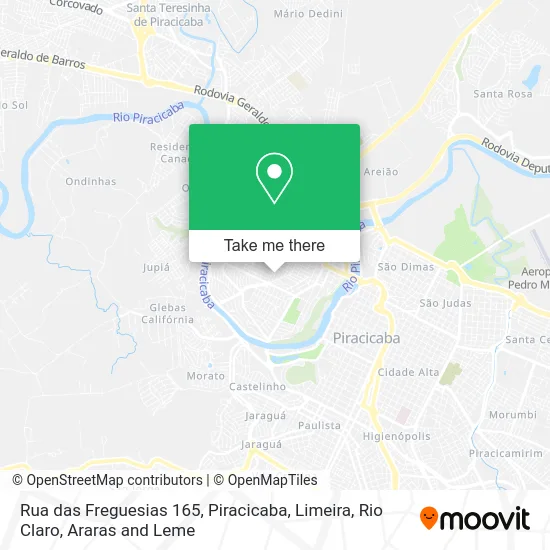 Rua das Freguesias 165 map