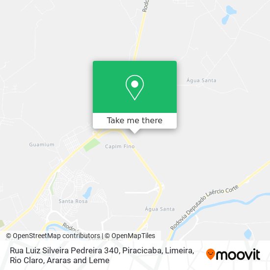 Rua Luiz Silveira Pedreira 340 map