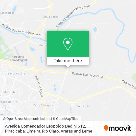 Avenida Comendador Leopoldo Dedini 612 map