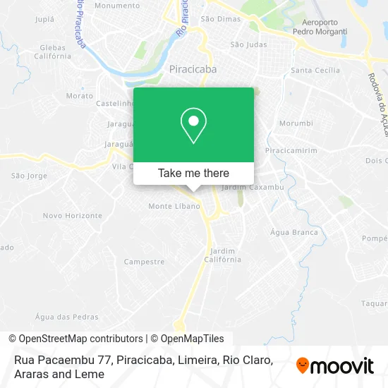 Rua Pacaembu 77 map