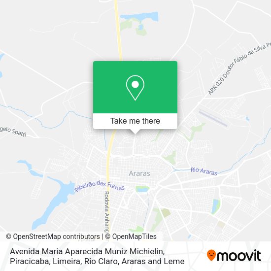 Avenida Maria Aparecida Muniz Michielin map