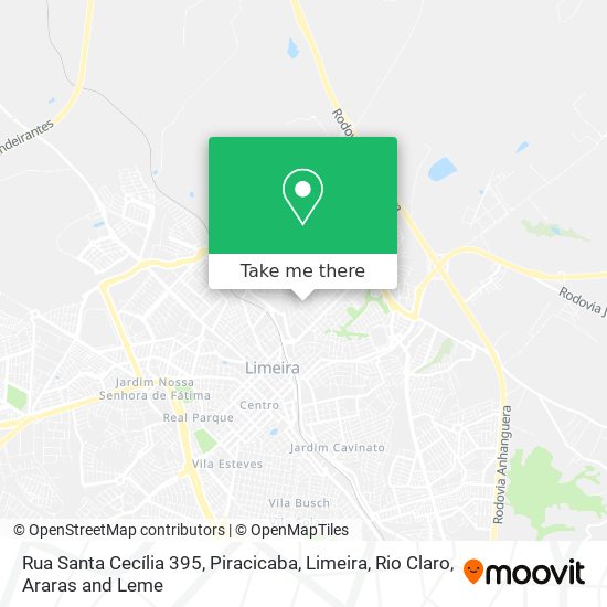 Rua Santa Cecília 395 map