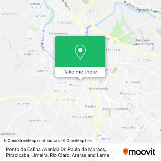 Ponto da Esfiha Avenida Dr. Paulo de Moraes map