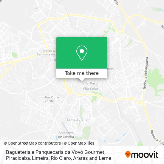 Bagueteria e Panquecaria da Vovó Gourmet map