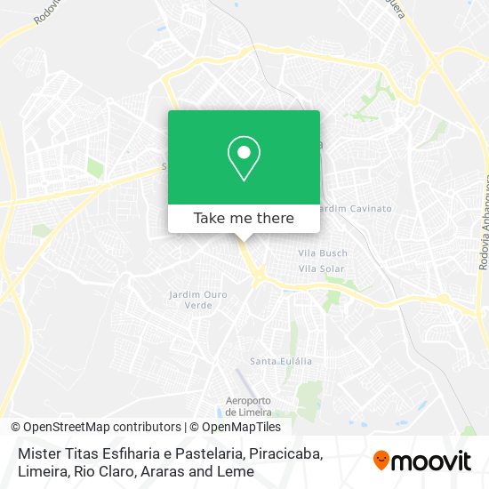 Mister Titas Esfiharia e Pastelaria map