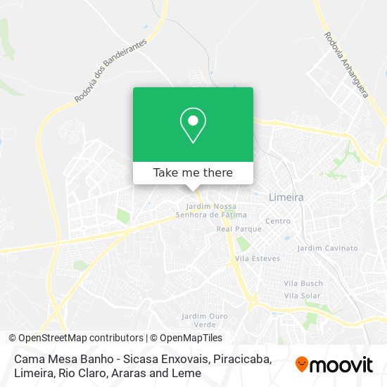 Cama Mesa Banho - Sicasa Enxovais map