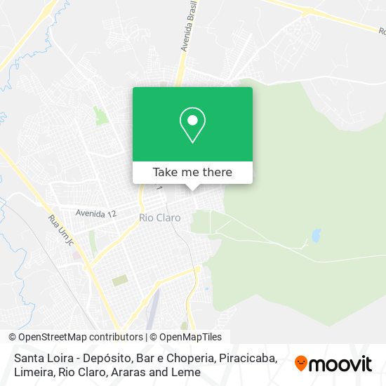 Santa Loira - Depósito, Bar e Choperia map