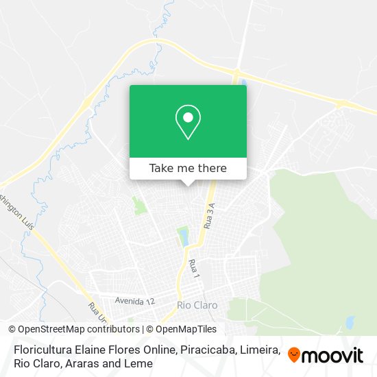 Mapa Floricultura Elaine Flores Online