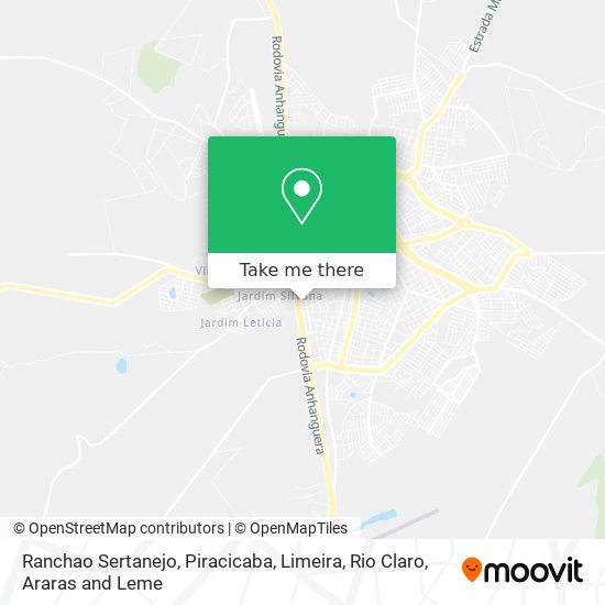 Ranchao Sertanejo map