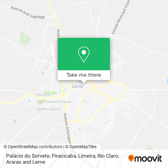 Palácio do Sorvete map