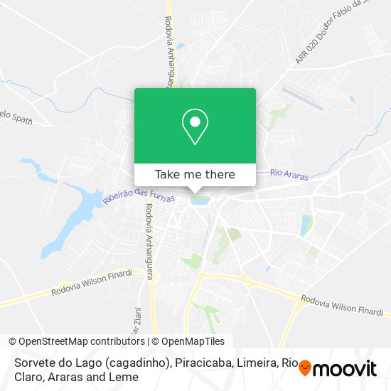 Sorvete do Lago (cagadinho) map