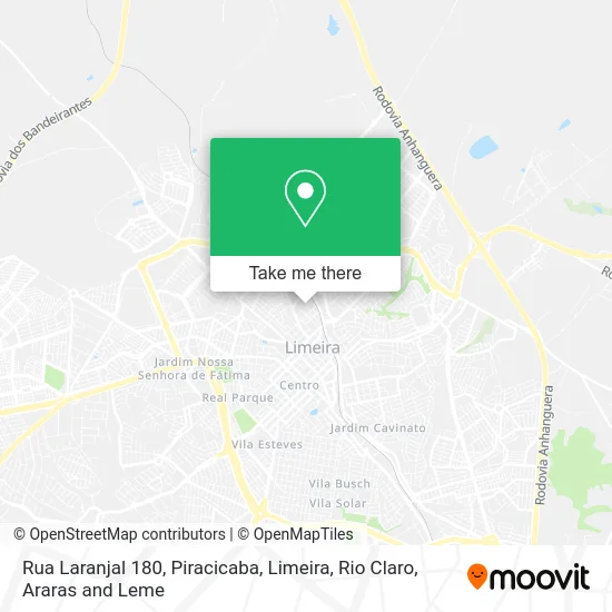 Rua Laranjal 180 map