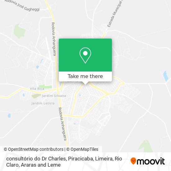 consultório do Dr Charles map