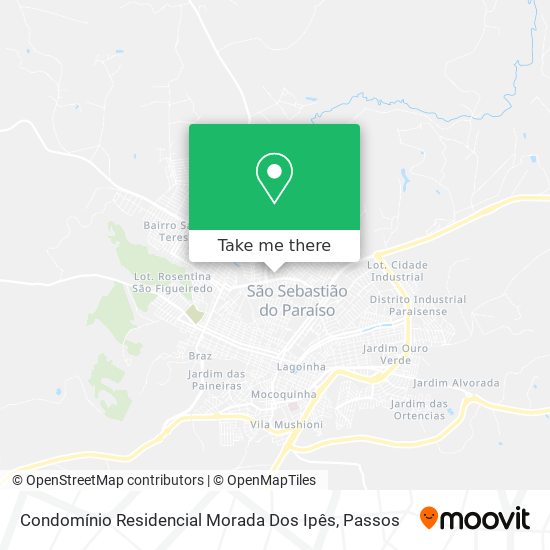 Mapa Condomínio Residencial Morada Dos Ipês