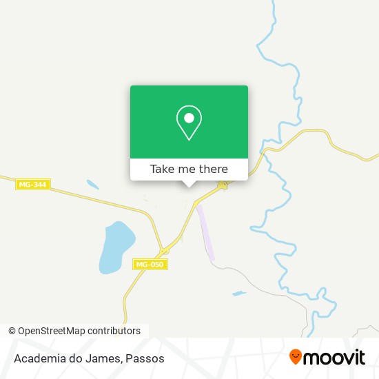 Mapa Academia do James