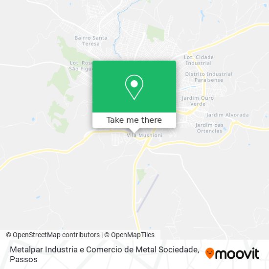 Metalpar Industria e Comercio de Metal Sociedade map