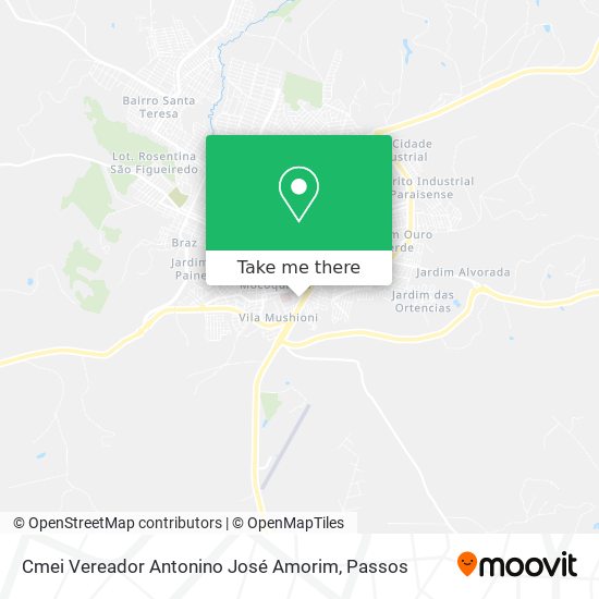 Cmei Vereador Antonino José Amorim map