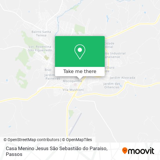 Casa Menino Jesus São Sebastião do Paraíso map