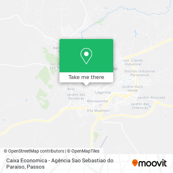 Caixa Economica - Agência Sao Sebastiao do Paraiso map