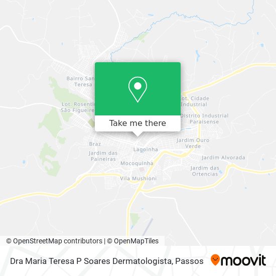 Mapa Dra Maria Teresa P Soares Dermatologista