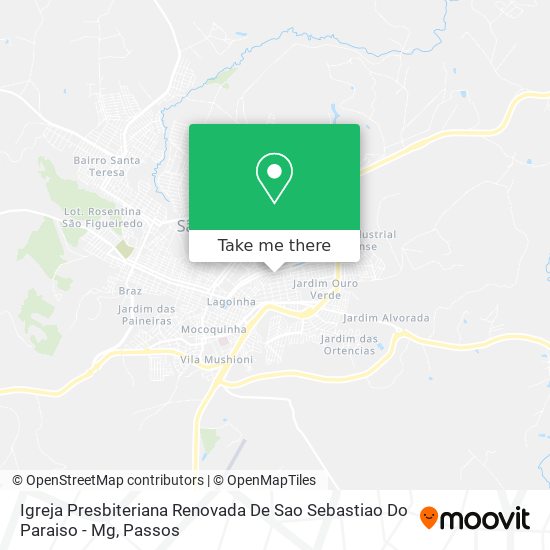 Igreja Presbiteriana Renovada De Sao Sebastiao Do Paraiso - Mg map