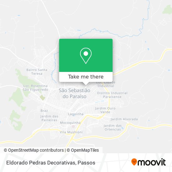 Eldorado Pedras Decorativas map