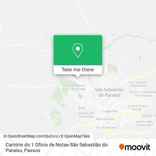 Cartório do 1 Ofício de Notas-São Sebastião do Paraíso map