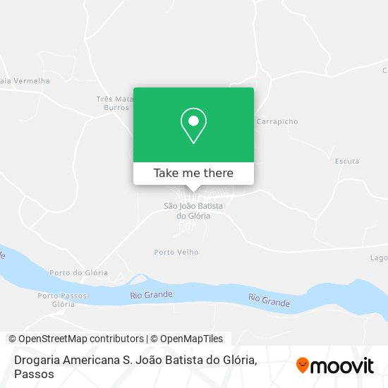Drogaria Americana S. João Batista do Glória map