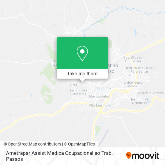 Mapa Ametrapar Assist Medica Ocupacional ao Trab