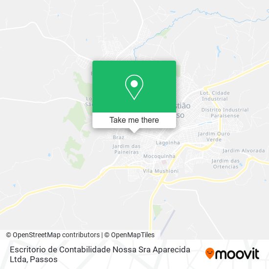 Mapa Escritorio de Contabilidade Nossa Sra Aparecida Ltda