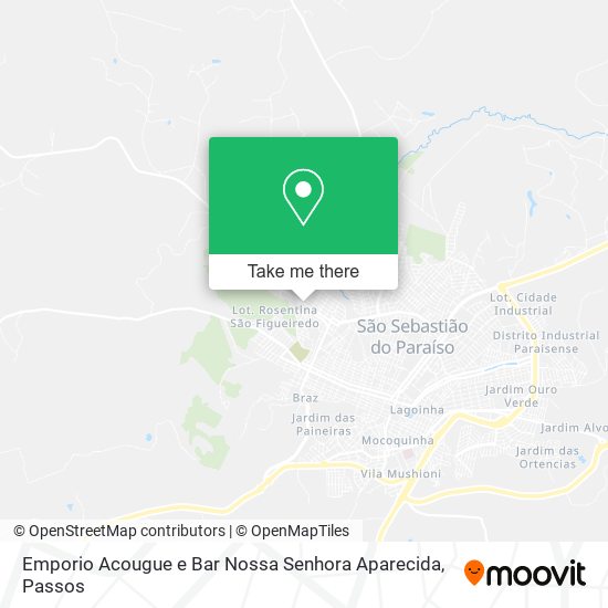 Mapa Emporio Acougue e Bar Nossa Senhora Aparecida