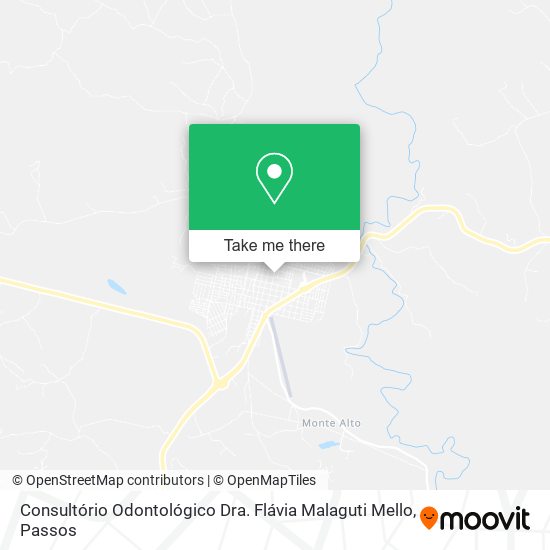 Mapa Consultório Odontológico Dra. Flávia Malaguti Mello