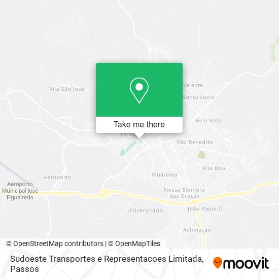 Sudoeste Transportes e Representacoes Limitada map