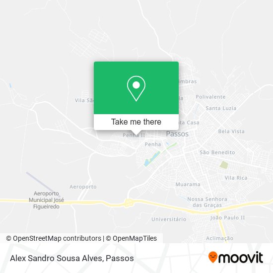 Mapa Alex Sandro Sousa Alves