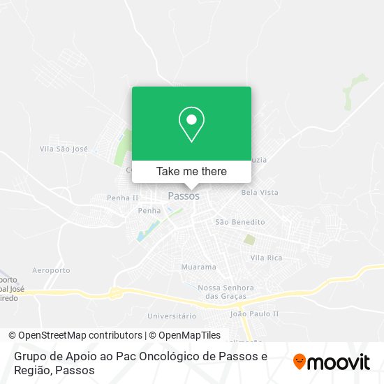 Grupo de Apoio ao Pac Oncológico de Passos e Região map