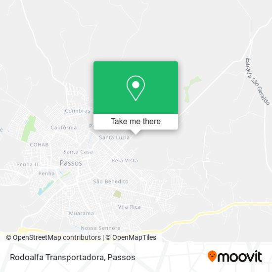 Rodoalfa Transportadora map