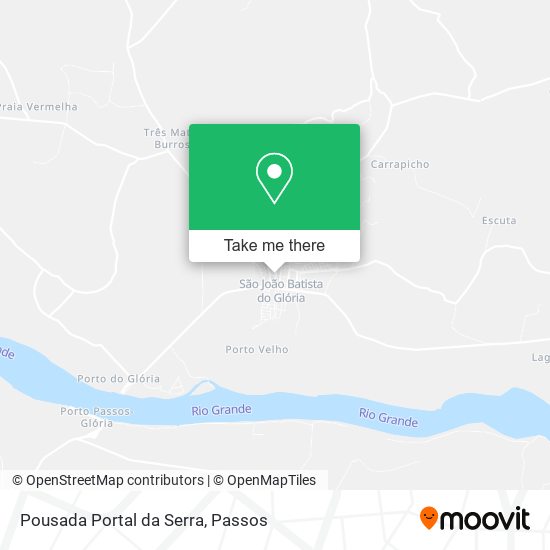 Pousada Portal da Serra map