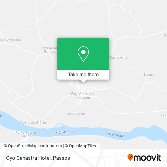 Mapa Oyo Canastra Hotel