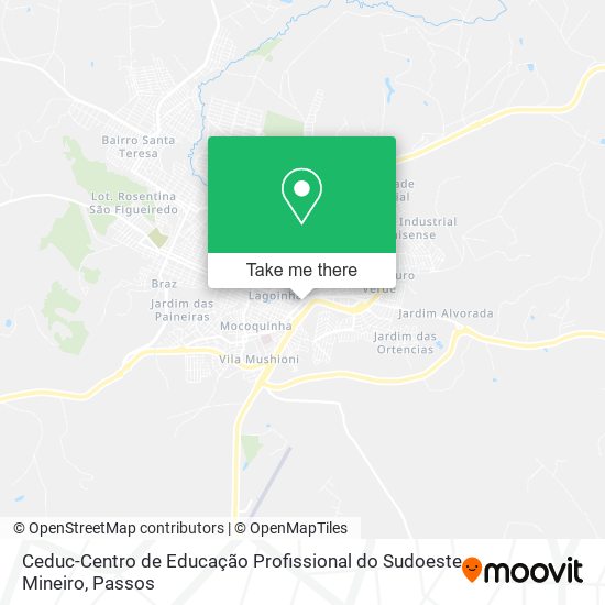 Ceduc-Centro de Educação Profissional do Sudoeste Mineiro map