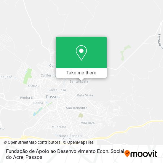 Fundação de Apoio ao Desenvolvimento Econ. Social do Acre map