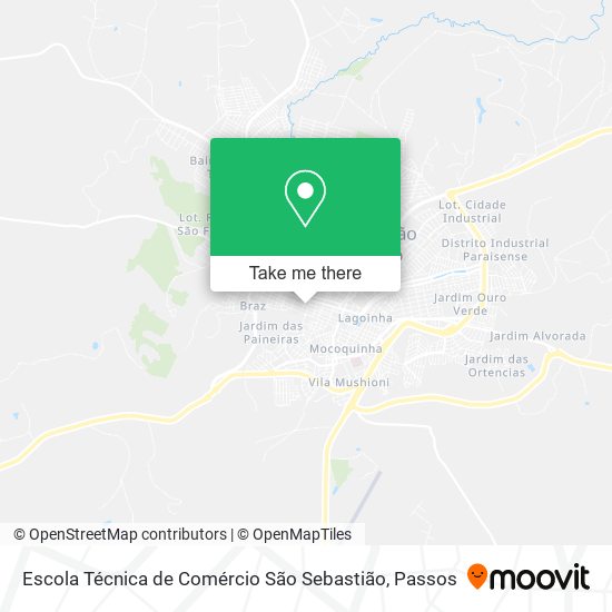 Escola Técnica de Comércio São Sebastião map