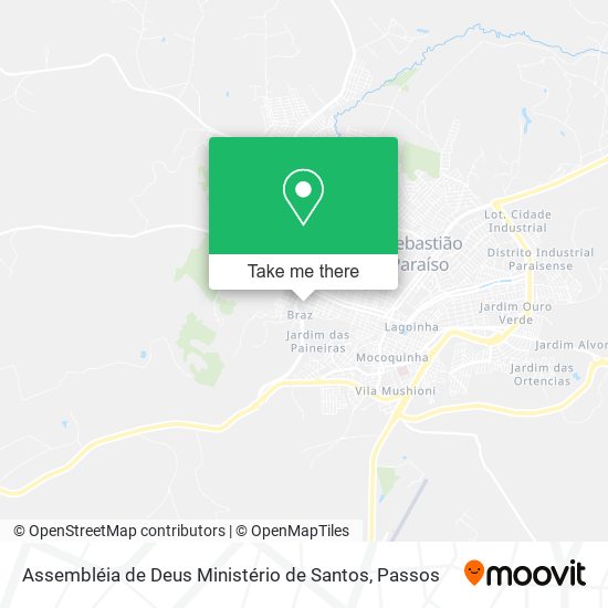 Mapa Assembléia de Deus Ministério de Santos