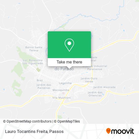 Lauro Tocantins Freita map