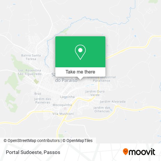 Mapa Portal Sudoeste