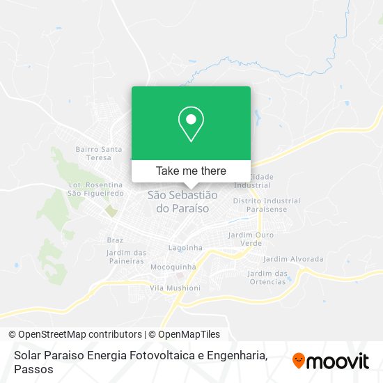 Mapa Solar Paraiso Energia Fotovoltaica e Engenharia