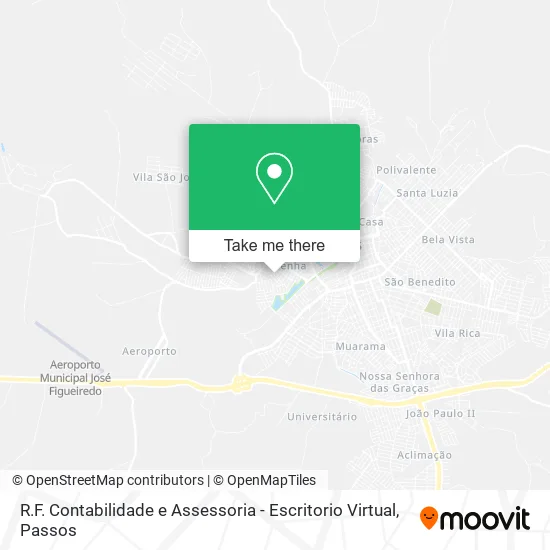 R.F. Contabilidade e Assessoria - Escritorio Virtual map