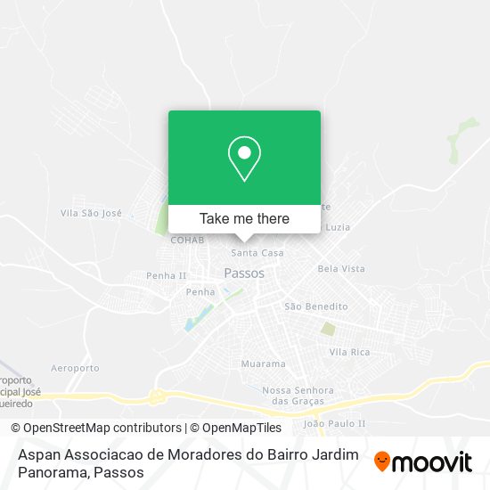 Aspan Associacao de Moradores do Bairro Jardim Panorama map